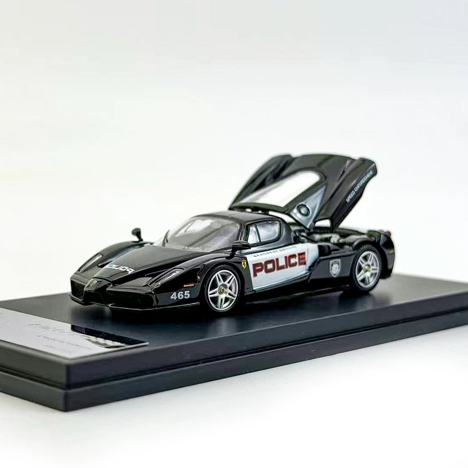 King Model 1:64 Ferrari ENZO Police Car Alloy car model