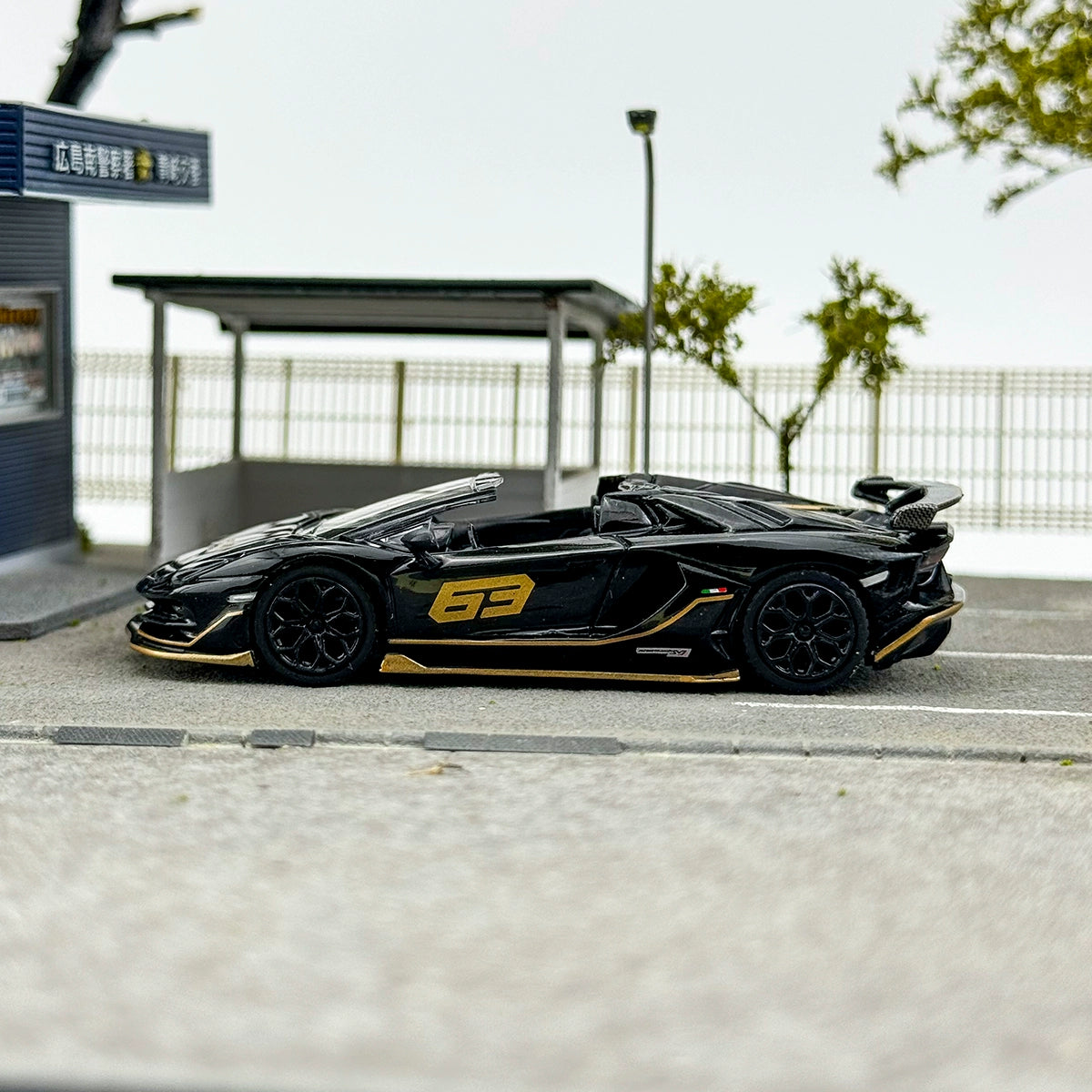 MINIGT 1:64 #803 Lamborghini Aventador SVJ 63 Alloy car model