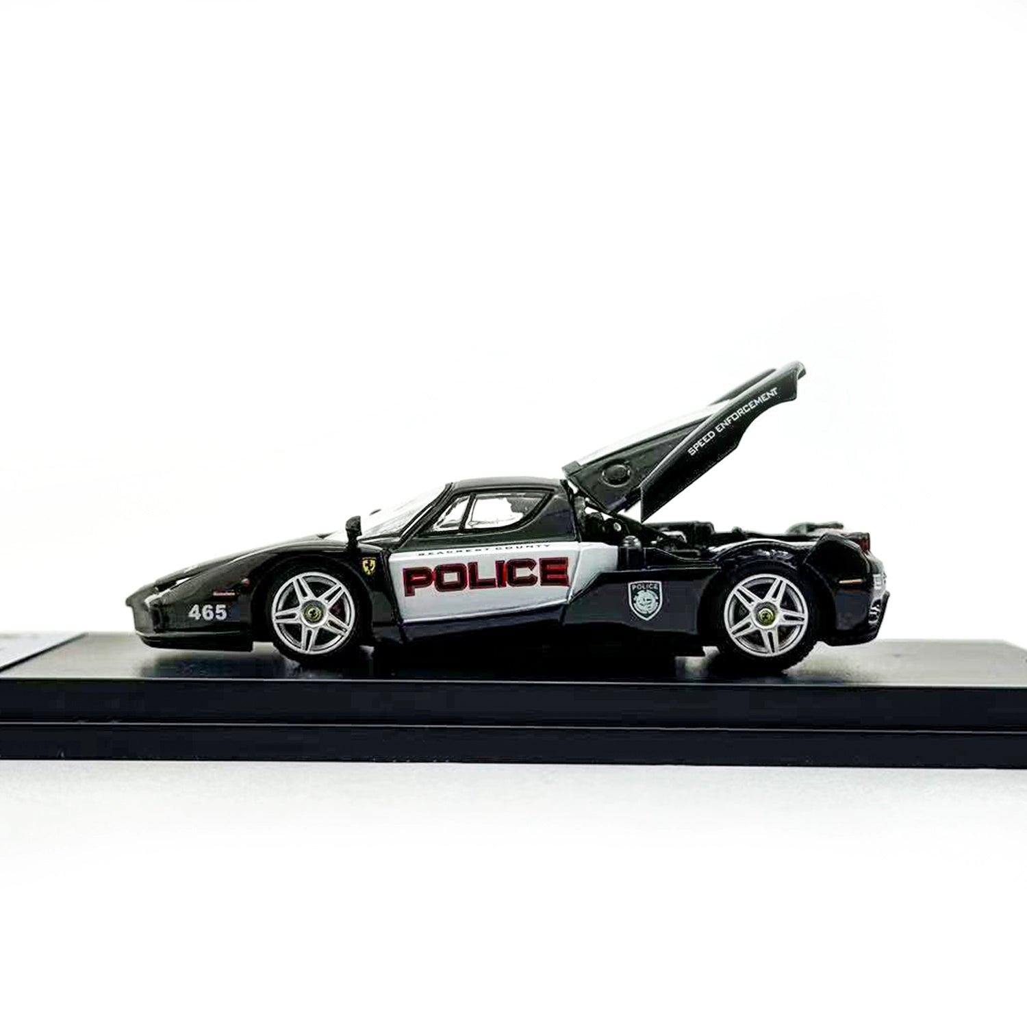 King Model 1:64 Ferrari ENZO Police Car Alloy car model
