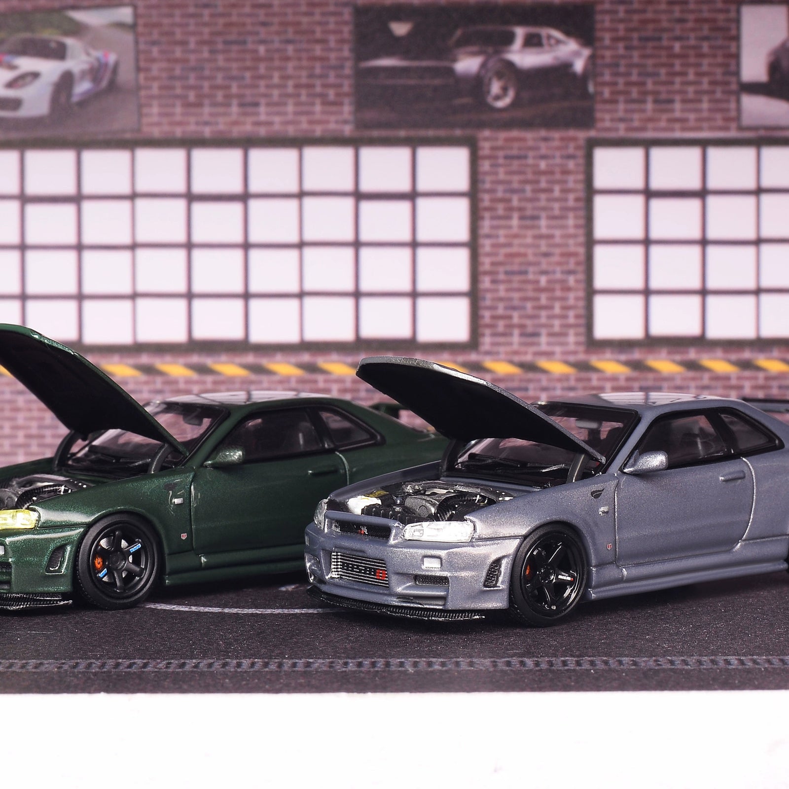 MH MOTORHELIX 1:64 Nissan GTR34 CRS VER Alloy car model