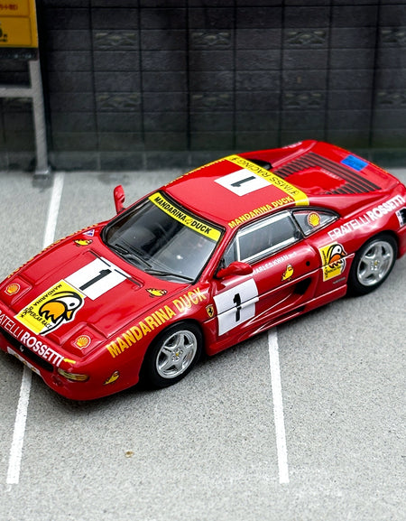 TW Tarmac Works 1:64 F355 Challenge Macau Super Car Race 1994 Winner Alloy car model