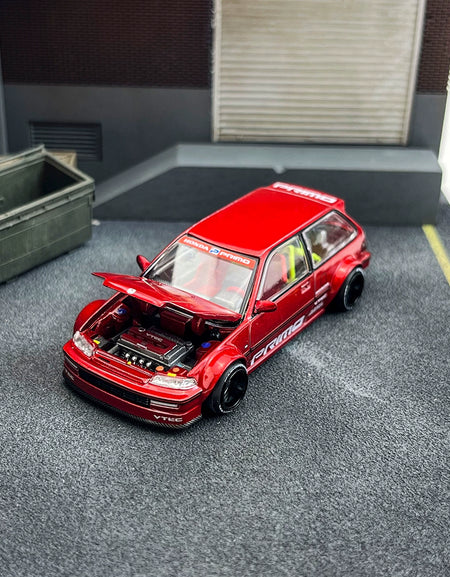 MINIGT #156 KAIDO HOUSE 1:64 Honda Civic EF Alloy car model