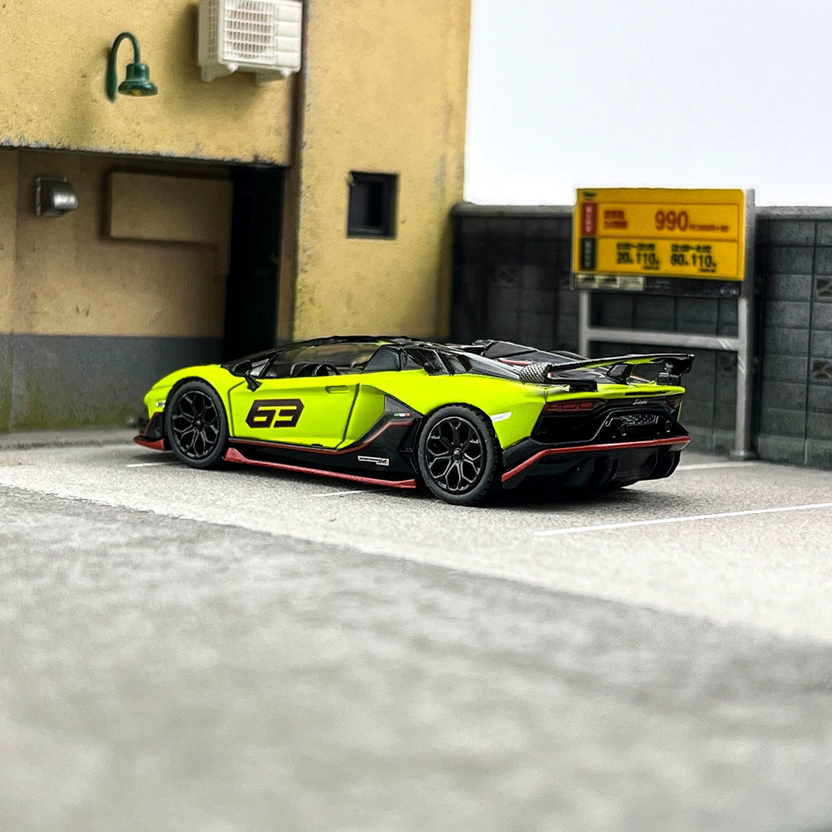 MINIGT 1:64 #887 Lamborghini Aventador SVJ 63 Alloy car model