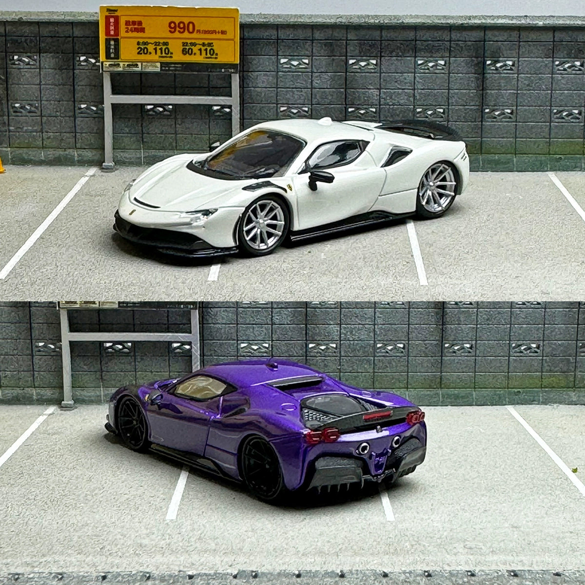 Fine model 1:64 Ferrari Novitec SF90 Alloy Car Model