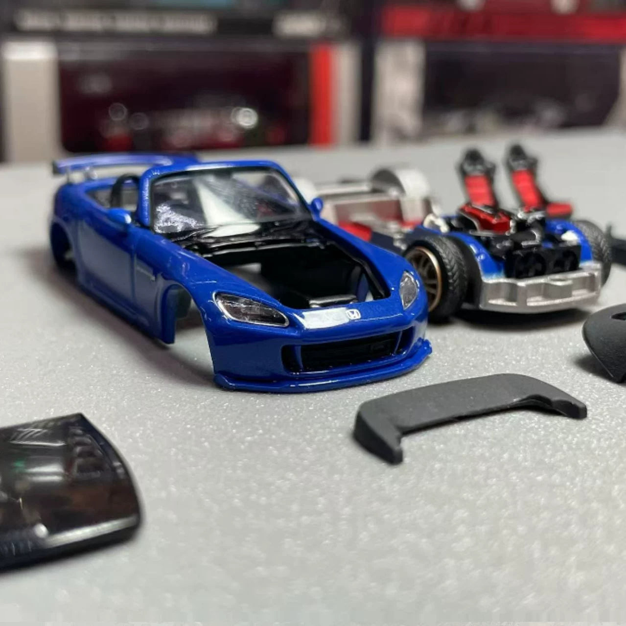 Motorhelix 2025 Mugen Honda S2000 (Only 999) 1:64 Alloy car model