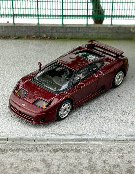 MINIGT 1:64 #806 Bugatti EB110 Dark Red Metailc Alloy car model