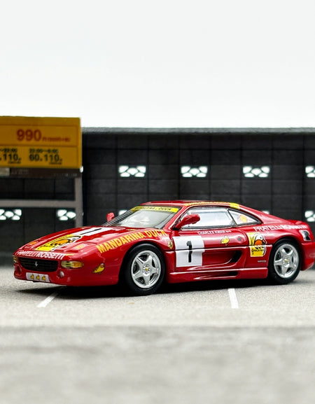 TW Tarmac Works 1:64 F355 Challenge Macau Super Car Race 1994 Winner Alloy car model