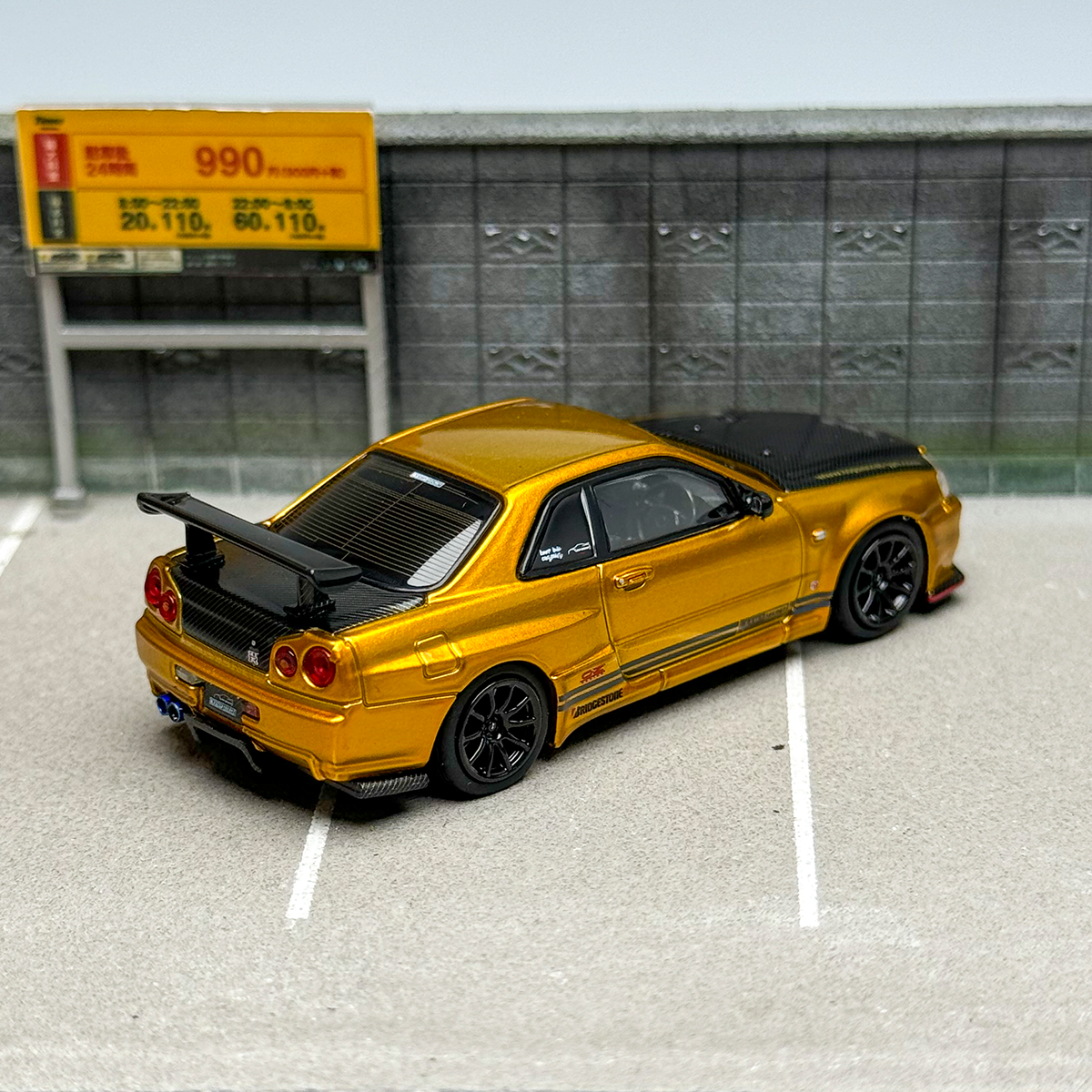 INNO 1:64 Nissan GT-R R34 R35 Malaysia Limited Edition, Simulation Car Model Alloy car model