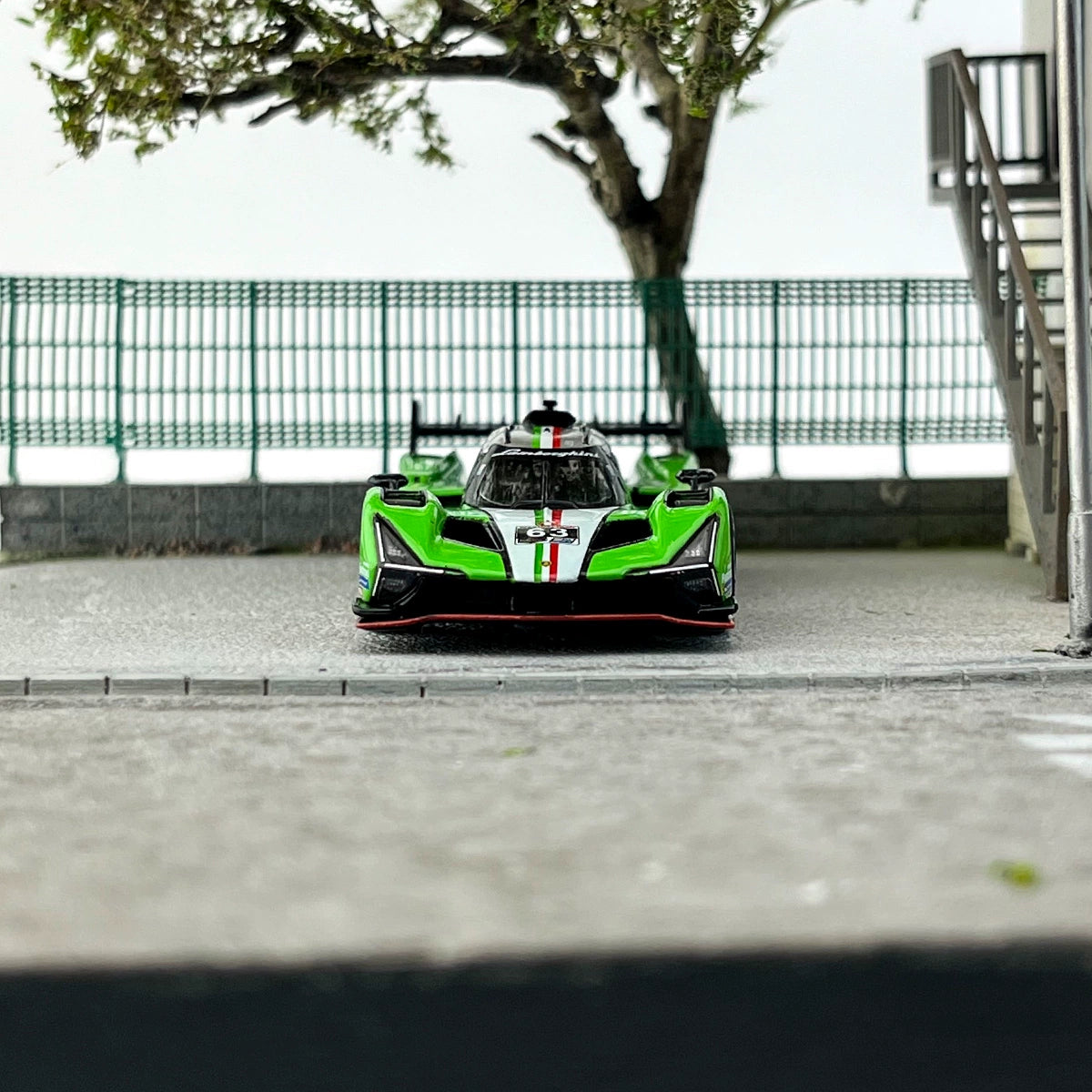 MINIGT #816 1:64 Lamborghini SC63  Iron lynx 2024 Alloy car model