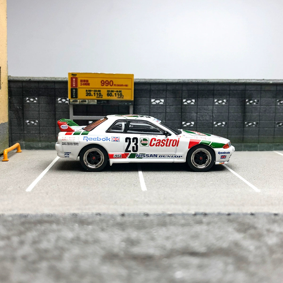 MINIGT 1:64 #592 Nissan Skyline GTR R32 Gr.A #23 1990 Macau Gua Race Winner Alloy car model