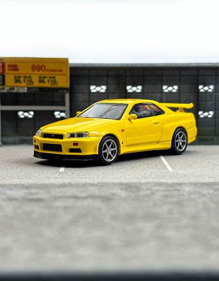 MINIGT 1:64 #762  Nissan Skyline GT-R R34 Alloy car model