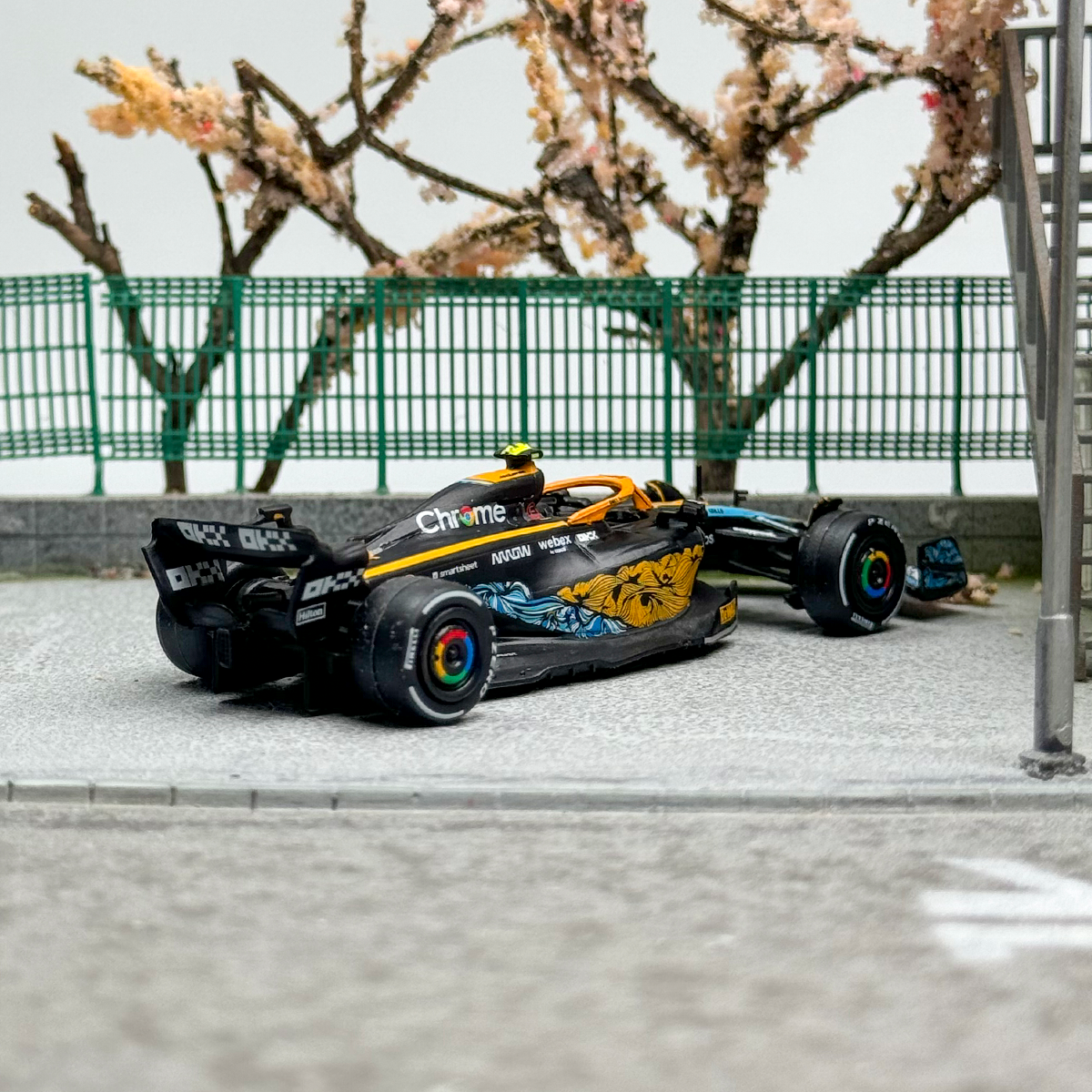 TW Tarmac Works 1:64 McLaren MCL36 Abu Dhabi Grand Prix 2022 Lando Norris F1 Alloy car model