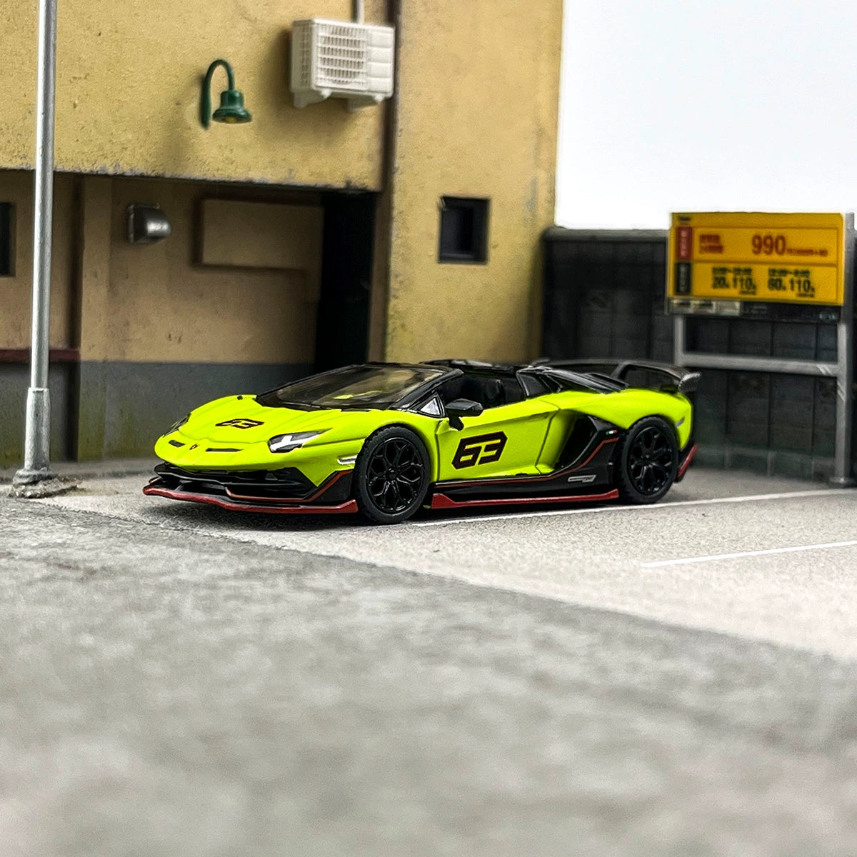 MINIGT 1:64 #887 Lamborghini Aventador SVJ 63 Alloy car model