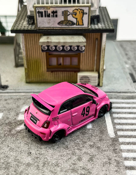 MINIGT #851 1:64 Fiat ABARTH LB 595 PINK  Alloy car model