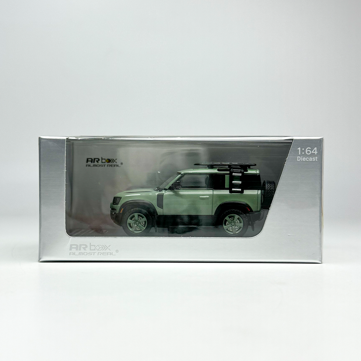 AR BOX Almost Real 1:64 Land Rover Defender 90/110 2023 Alloy car model