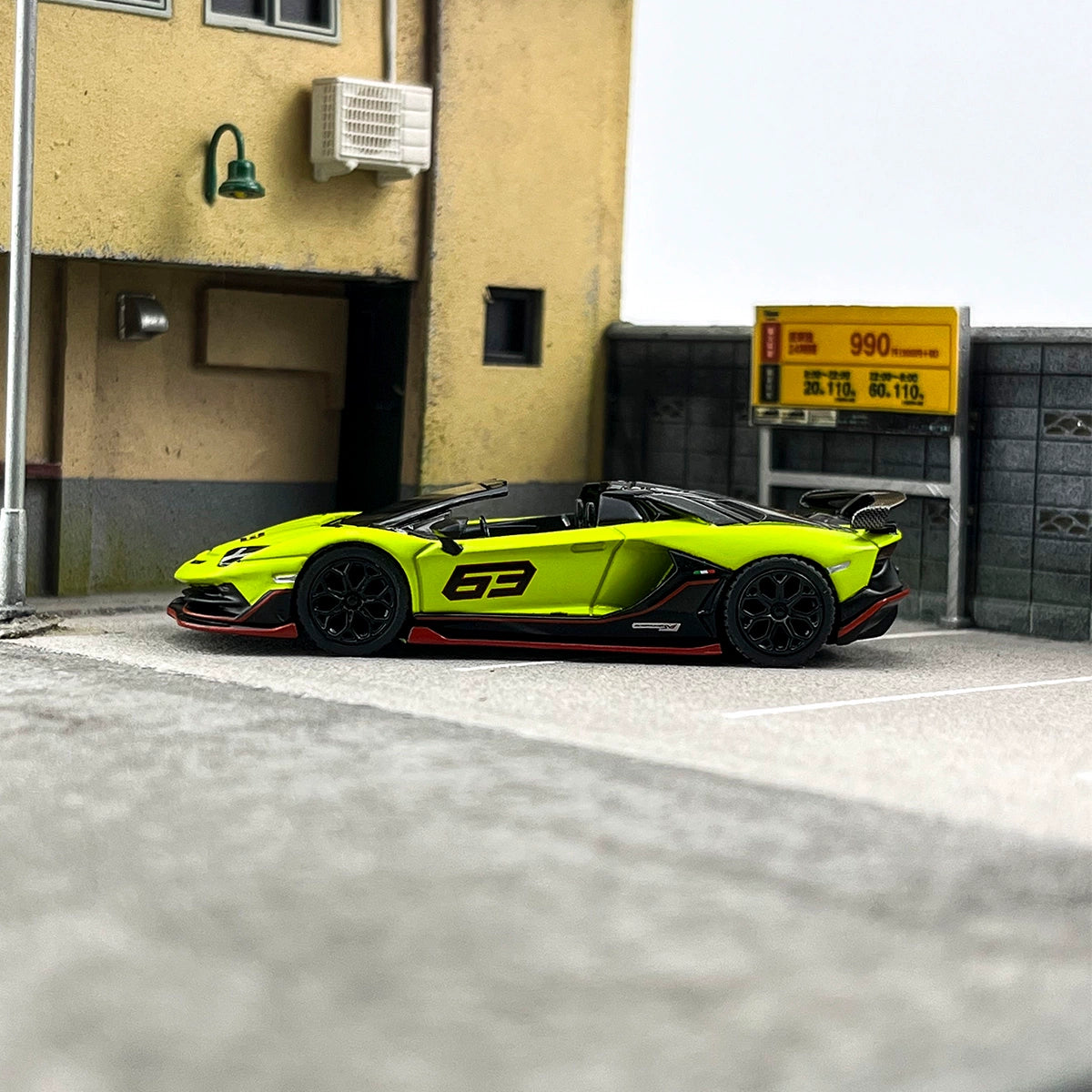 MINIGT 1:64 #887 Lamborghini Aventador SVJ 63 Alloy car model