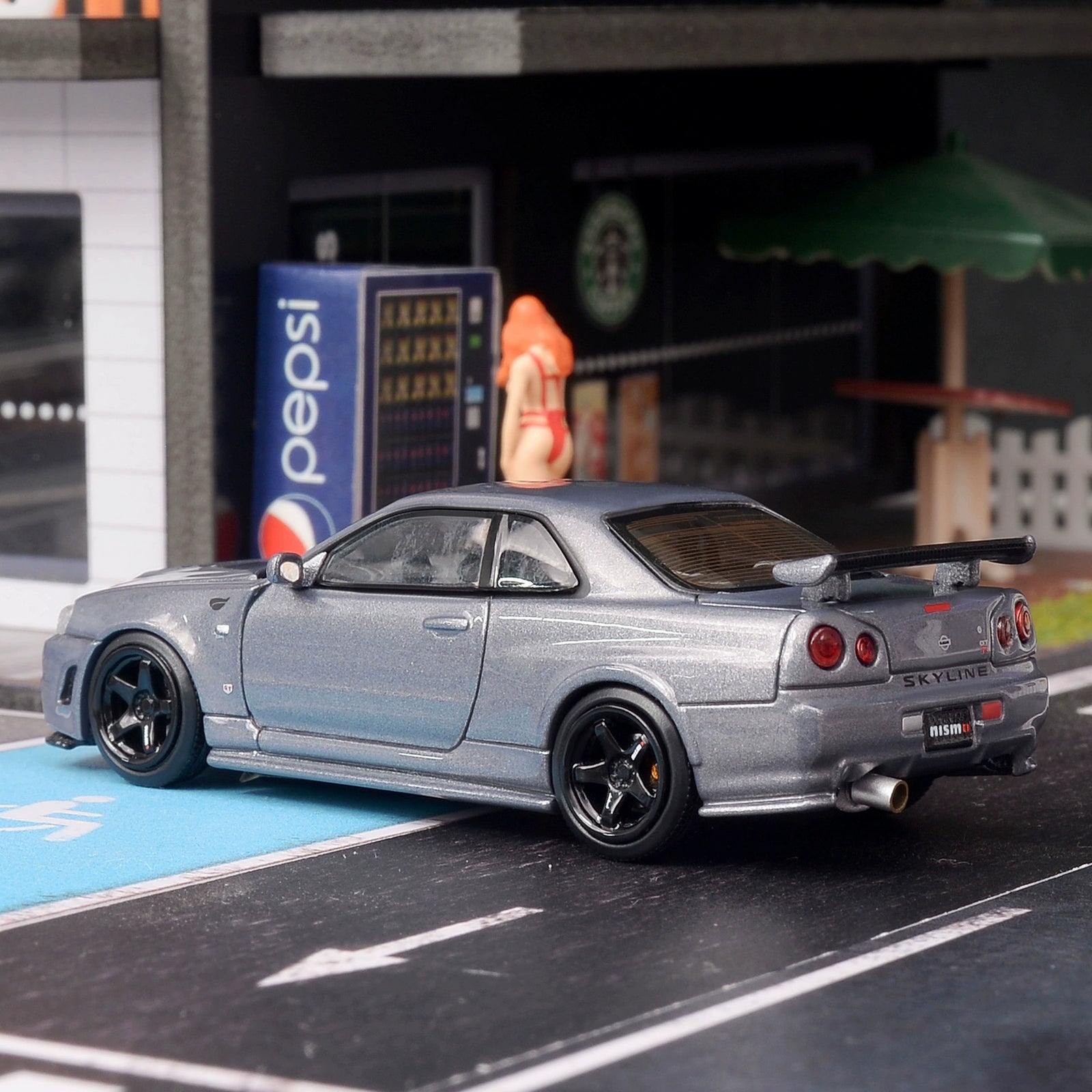 MH MOTORHELIX 1:64 Nissan GTR34 CRS VER Alloy car model