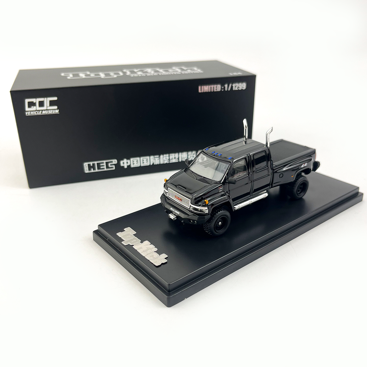 GOC Top Kick 1:64 Scale GMC C4500 Alloy Diecast Metal Pickup Truck Model - Beijing Expo Limited Collector's Edition (Premium Die-Cast Car Replica)