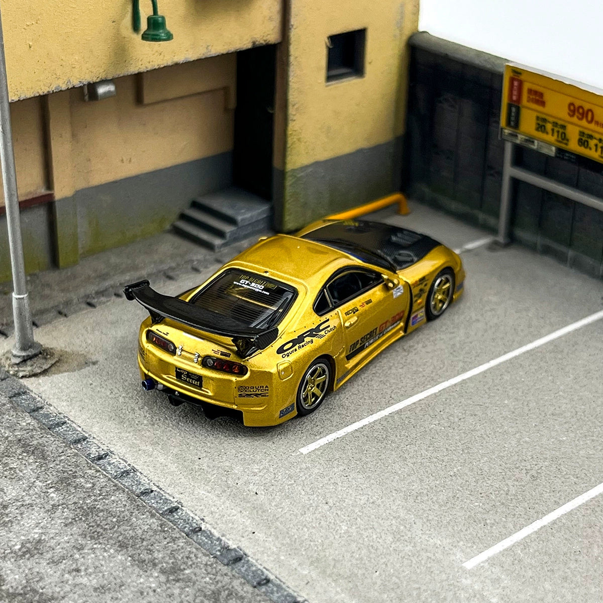 INNO Model 1:64 Toyota SUPRA A80 TOP SECRET GT300 Alloy car model