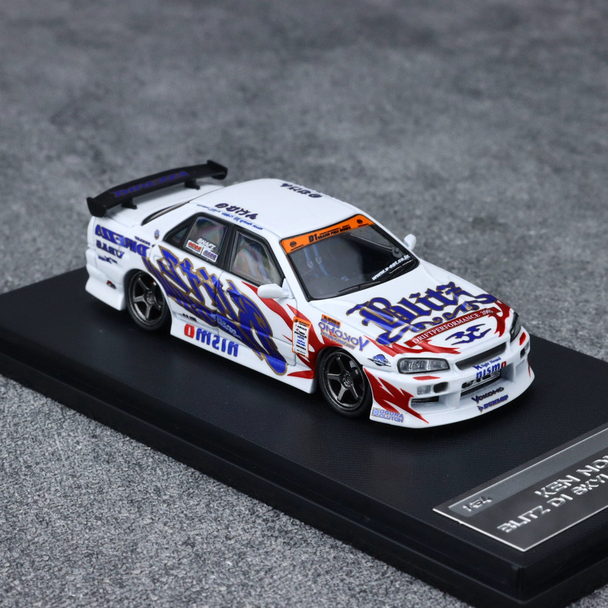 Mortal 1:64 Nissan ER34 Alloy car model