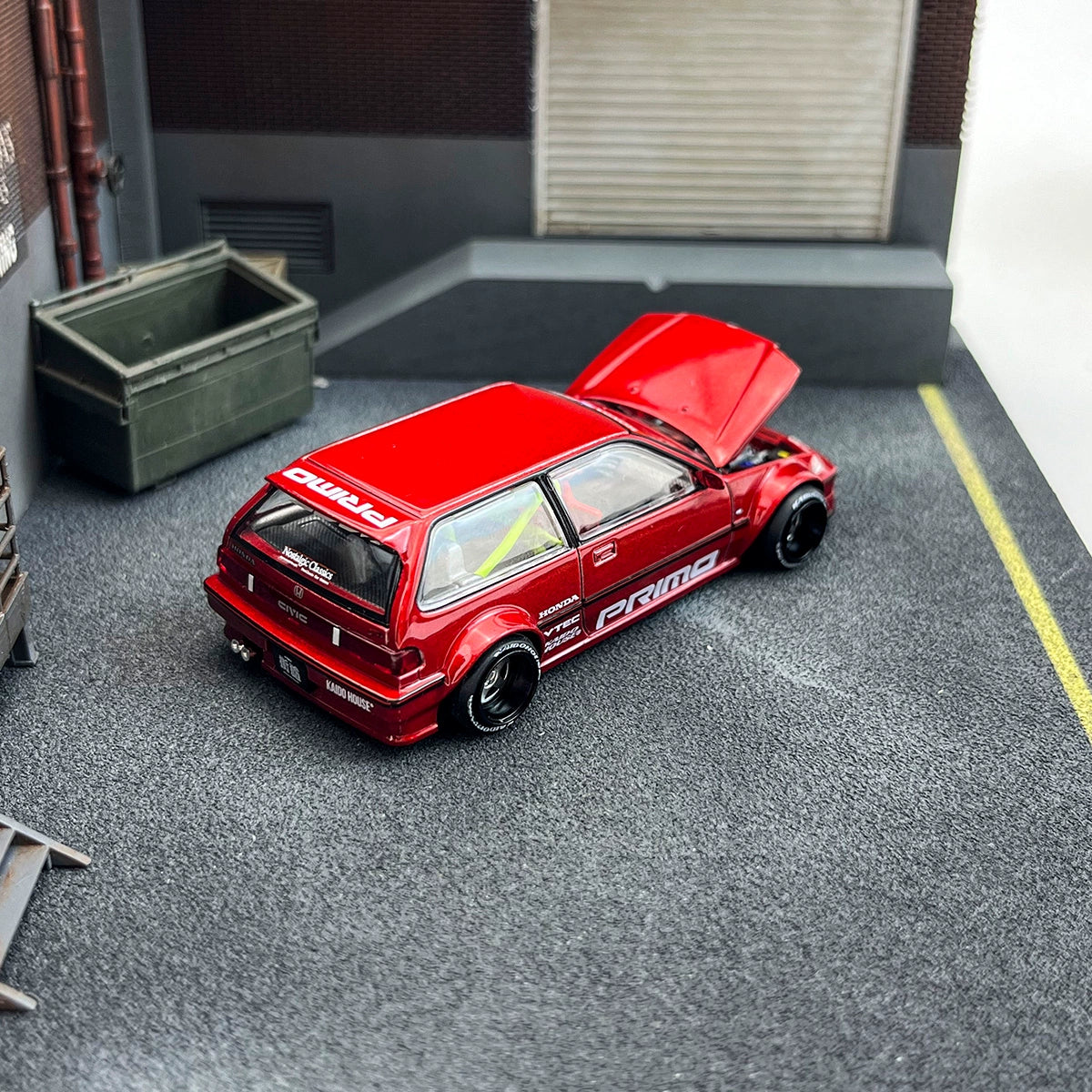 MINIGT #156 KAIDO HOUSE 1:64 Honda Civic EF Alloy car model