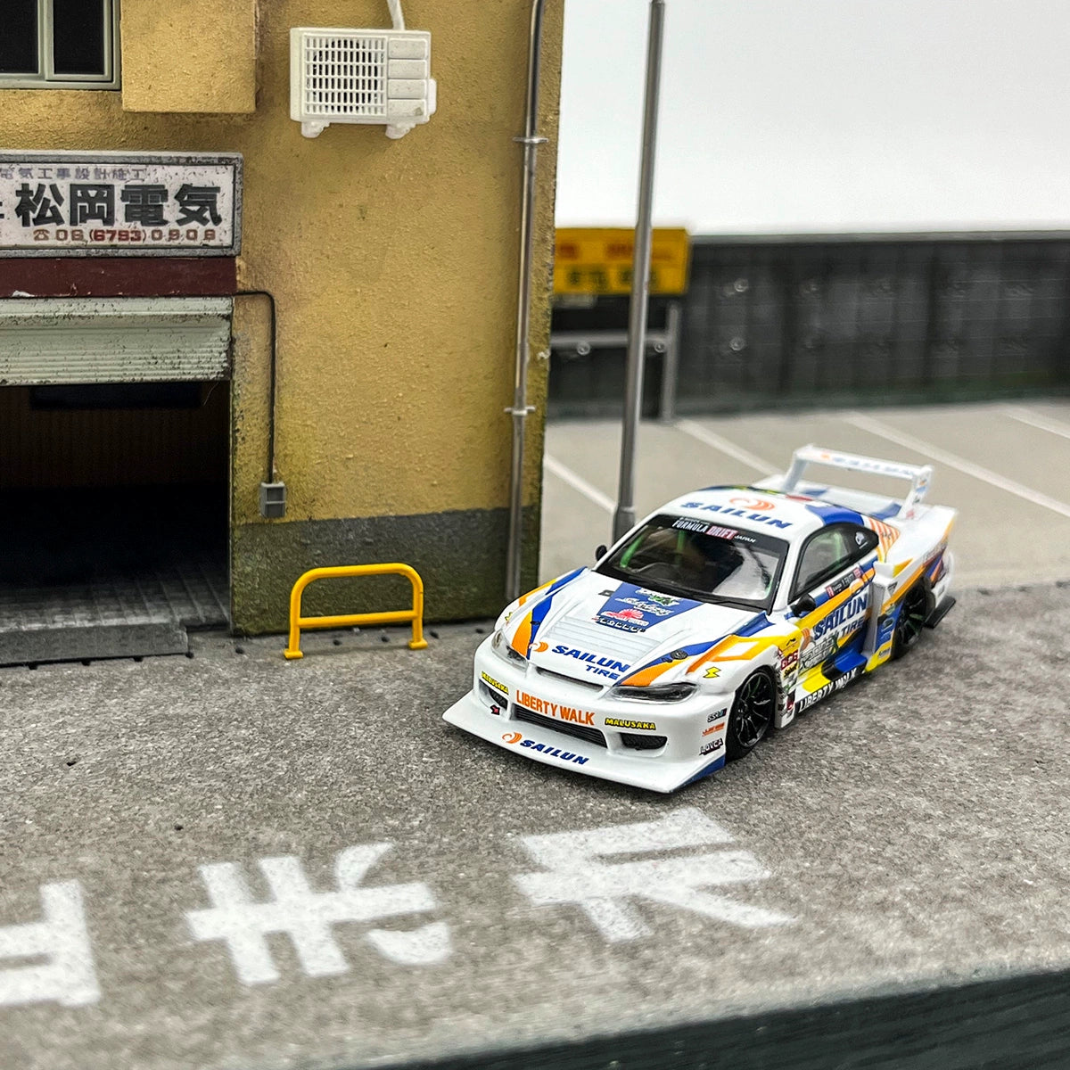 MINIGT 1:64 #895 Nissan LBWK S15 SILVIA Alloy car model