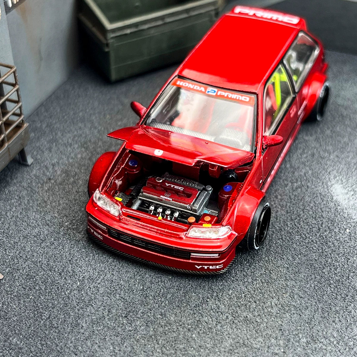 MINIGT #156 KAIDO HOUSE 1:64 Honda Civic EF Alloy car model