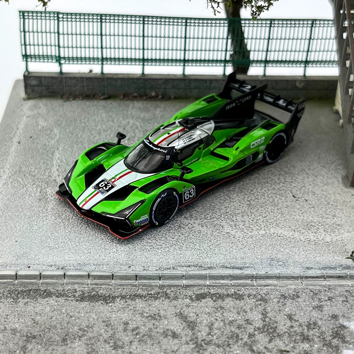 MINIGT #816 1:64 Lamborghini SC63  Iron lynx 2024 Alloy car model