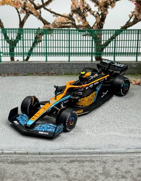 TW Tarmac Works 1:64 McLaren MCL36 Abu Dhabi Grand Prix 2022 Lando Norris F1 Alloy car model