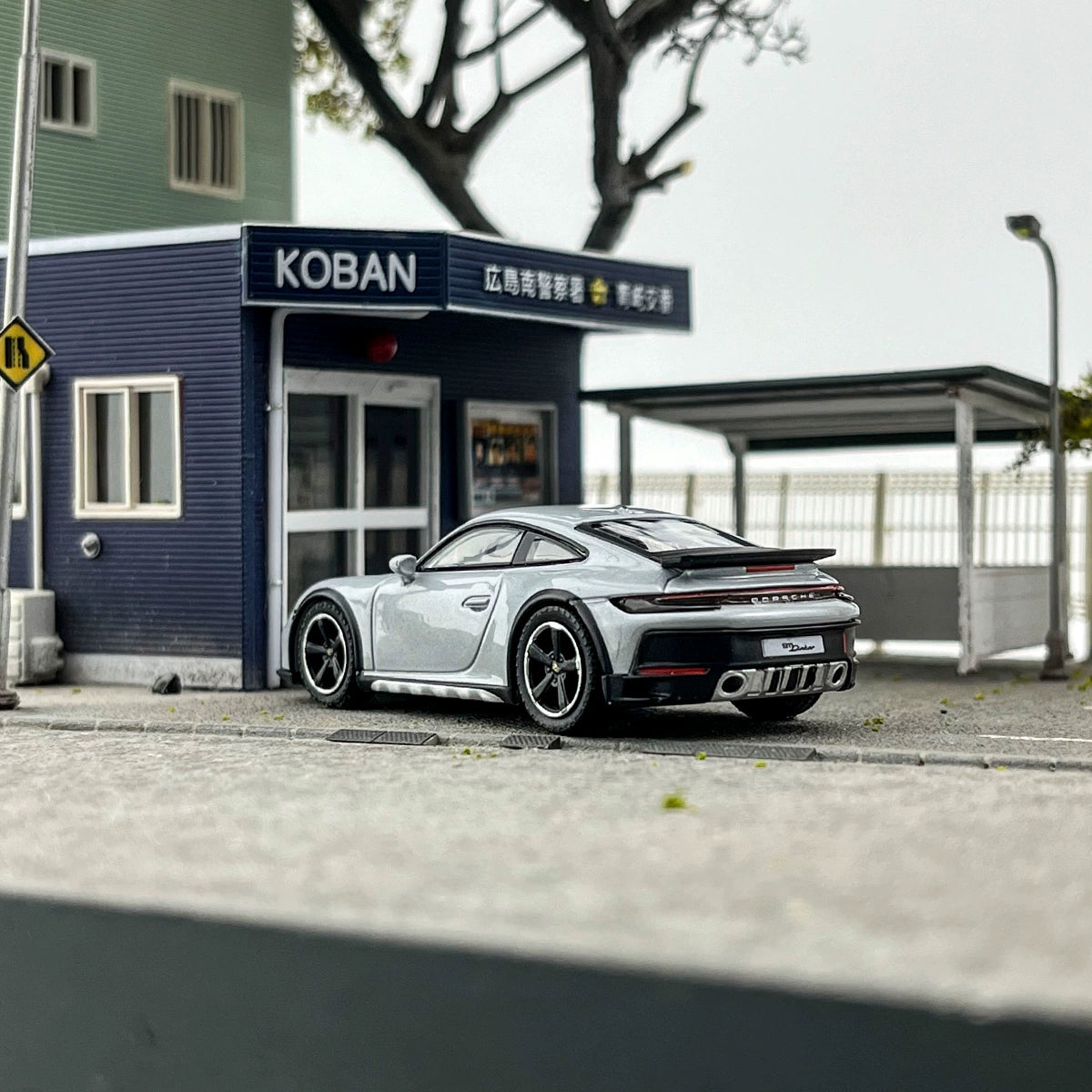 MINIGT 1:64 #891 Porsche 911 Daker Metal Gray Alloy Car Model