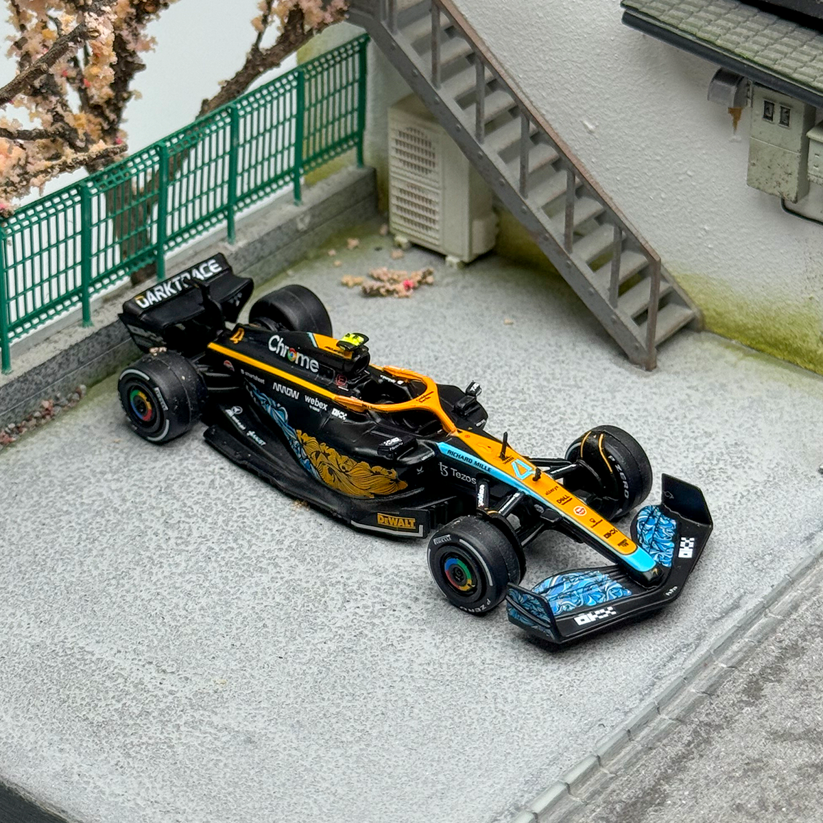 TW Tarmac Works 1:64 McLaren MCL36 Abu Dhabi Grand Prix 2022 Lando Norris F1 Alloy car model