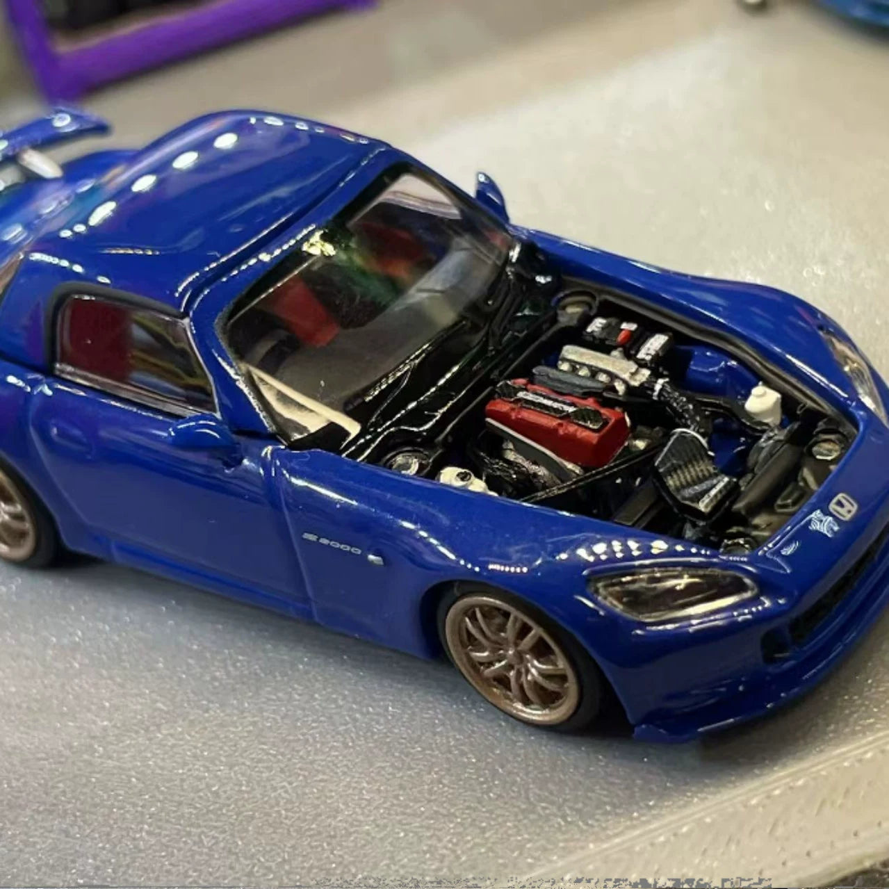 Motorhelix 2025 Mugen Honda S2000 (Only 999) 1:64 Alloy car model