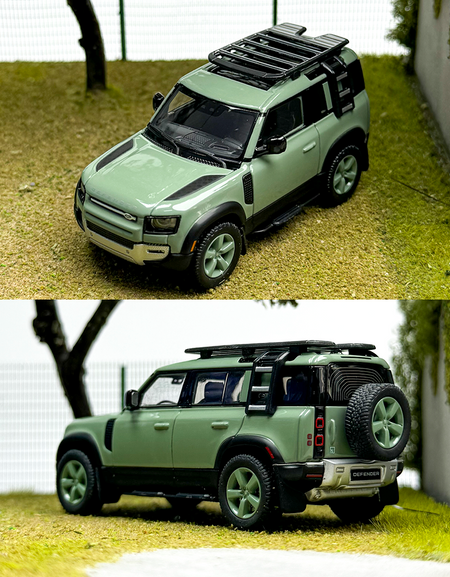 AR BOX Almost Real 1:64 Land Rover Defender 90/110 2023 Alloy car model