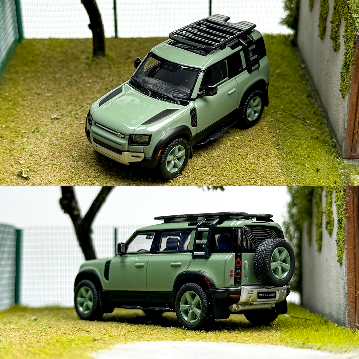 AR BOX Almost Real 1:64 Land Rover Defender 90/110 2023 Alloy car model