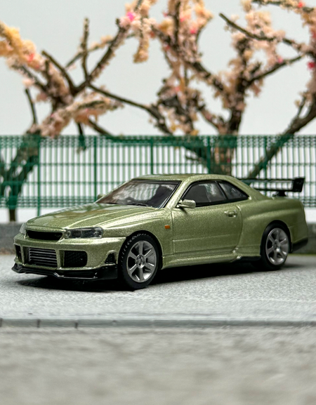 MINIGT 1:64 #697 Nissan Skyline GTR R34 Alloy car model