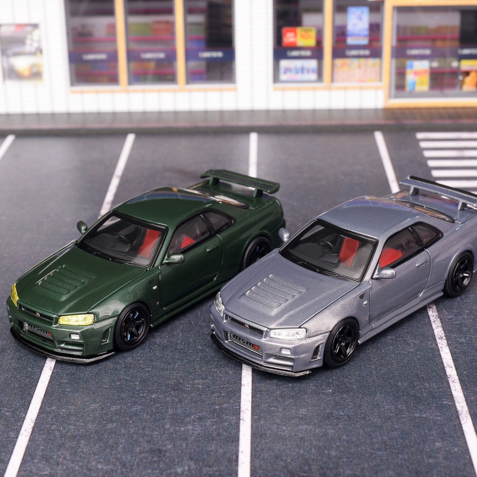 MH MOTORHELIX 1:64 Nissan GTR34 CRS VER Alloy car model