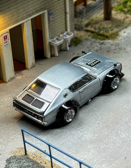 POP RACE 1:64 Nissan  SKYLINE GT-R KPGC110 Alloy car model