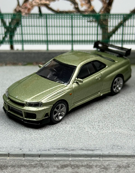 MINIGT 1:64 #697 Nissan Skyline GTR R34 Alloy car model