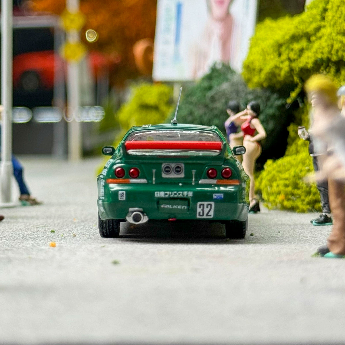 INNO 1:64 Nissan Skyline GT-R R33 Tokachi 24H 1996 #32