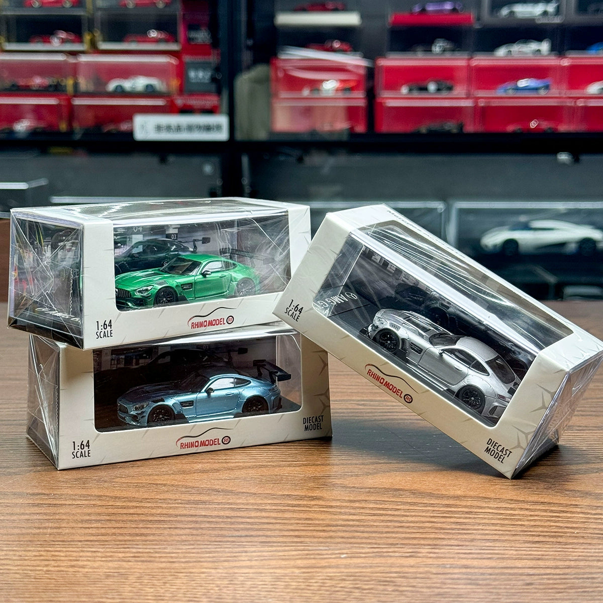 RM Rhino Model 1:64 AMG GT S Alloy car model