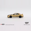 MINIGT 1:64 #431 Top Secret GTR VR32 Top Secret Gold Alloy car model
