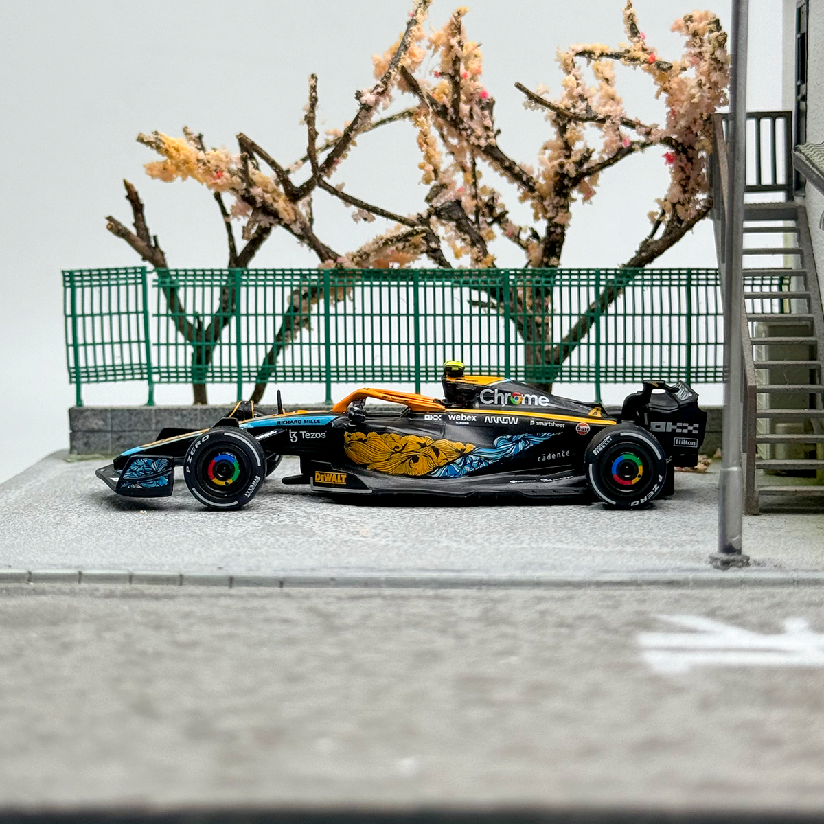 TW Tarmac Works 1:64 McLaren MCL36 Abu Dhabi Grand Prix 2022 Lando Norris F1 Alloy car model