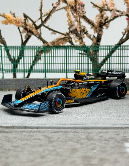 TW Tarmac Works 1:64 McLaren MCL36 Abu Dhabi Grand Prix 2022 Lando Norris F1 Alloy car model