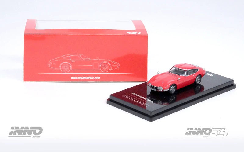INNO 1:64 Toyota 2000GT MF10 Alloy car model