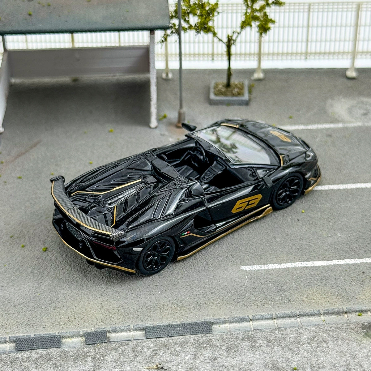 MINIGT 1:64 #803 Lamborghini Aventador SVJ 63 Alloy car model