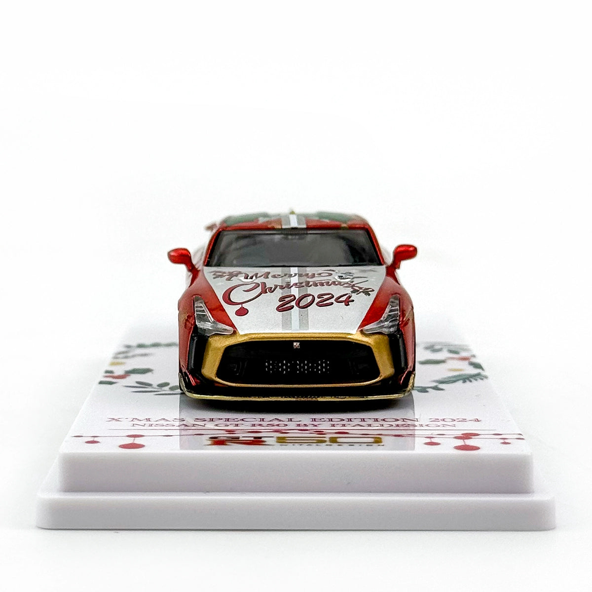 INNO 1:64 Nissan GT-R50 Christmas Edition 2024 Alloy car model
