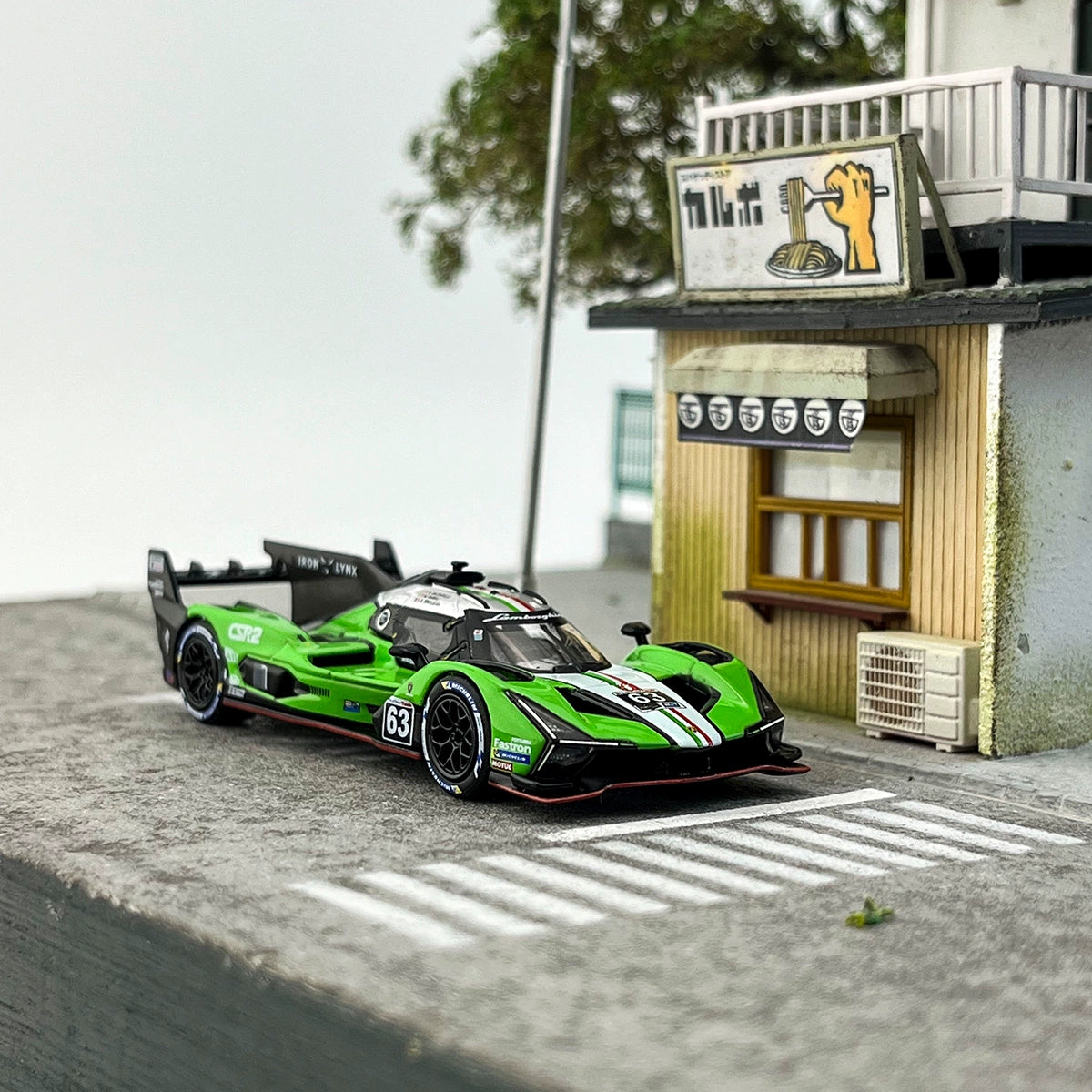 MINIGT #816 1:64 Lamborghini SC63  Iron lynx 2024 Alloy car model