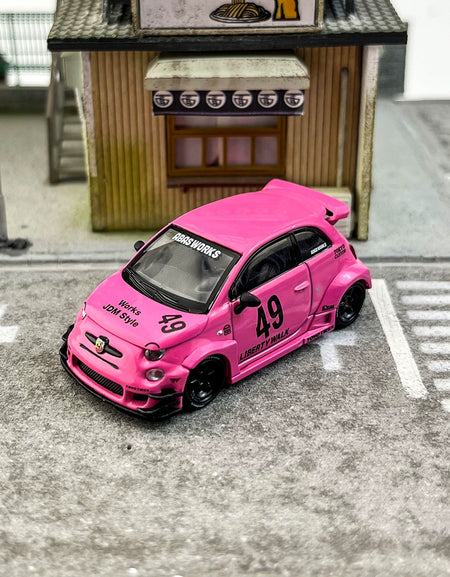 MINIGT #851 1:64 Fiat ABARTH LB 595 PINK  Alloy car model