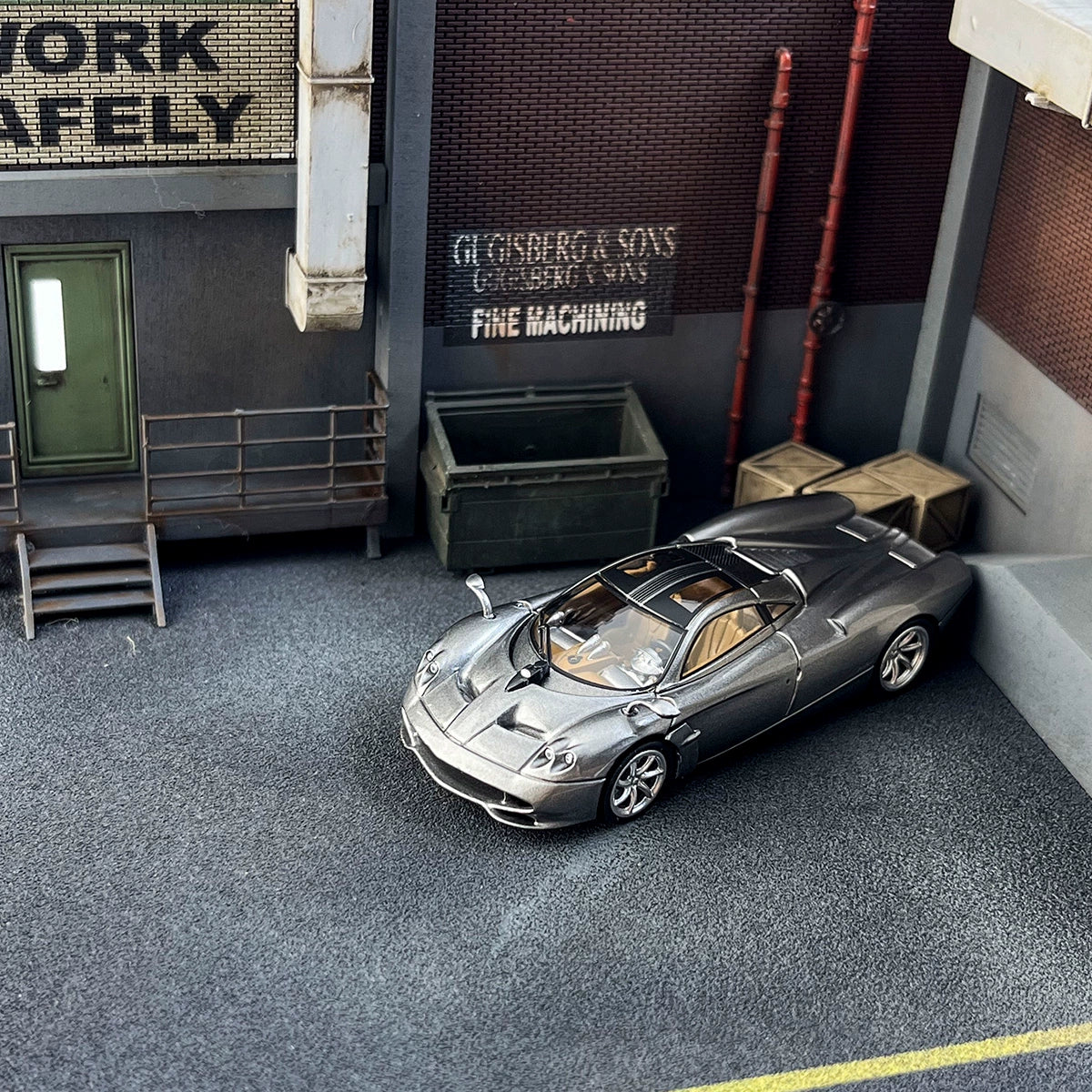 CM 1:64 Pagani Huayara Codalunga HEC Alloy car model