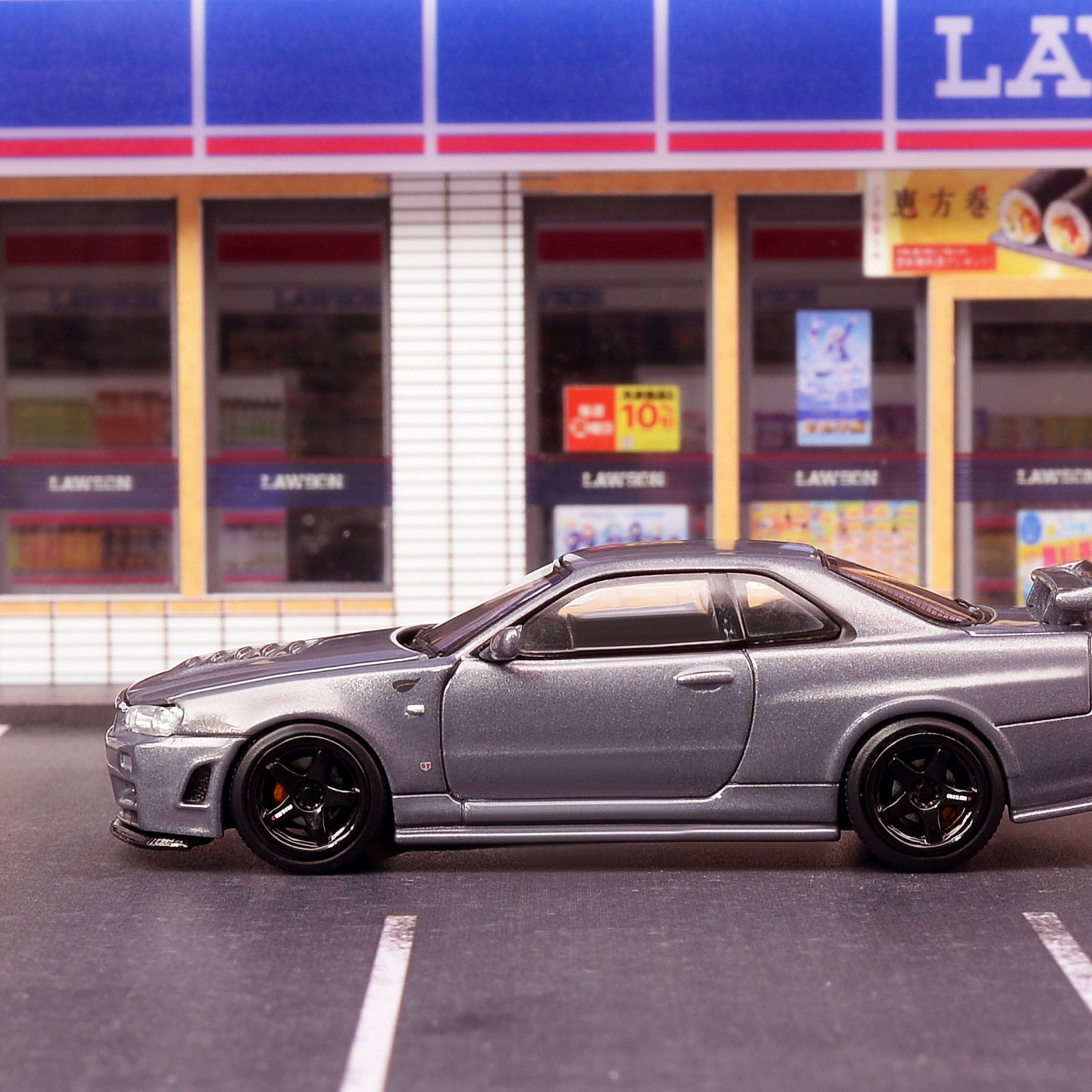 MH MOTORHELIX 1:64 Nissan GTR34 CRS VER Alloy car model